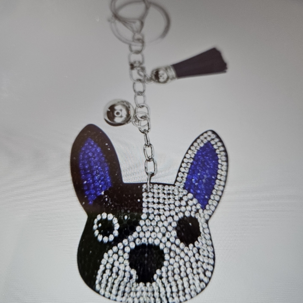 DIVAS LiMiTED Black and Blue Dog Key Holder